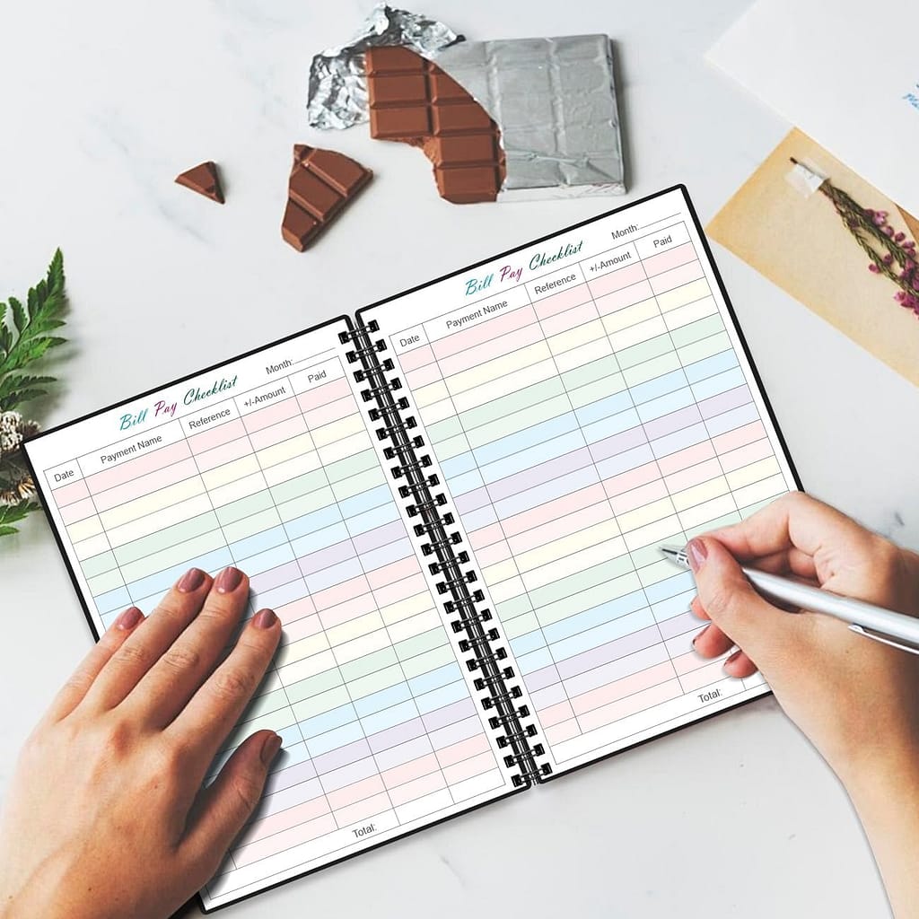 Bill Payment Checklist - Monthly Bill Organizer & Planner for Personal Budgeting Financial
